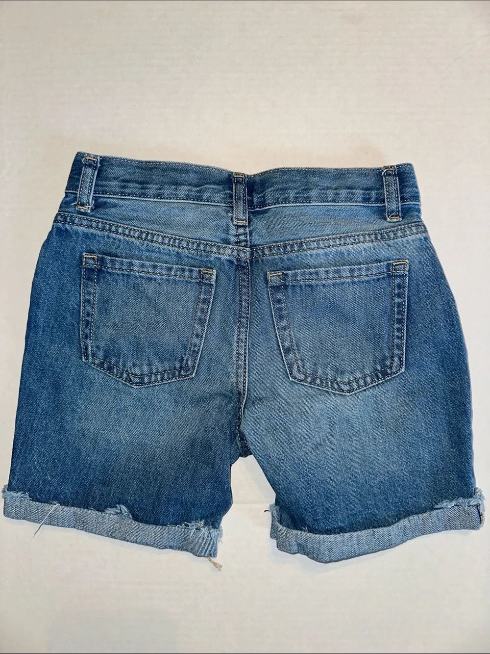 The Children's Place Distressed Midi Denim Shorts